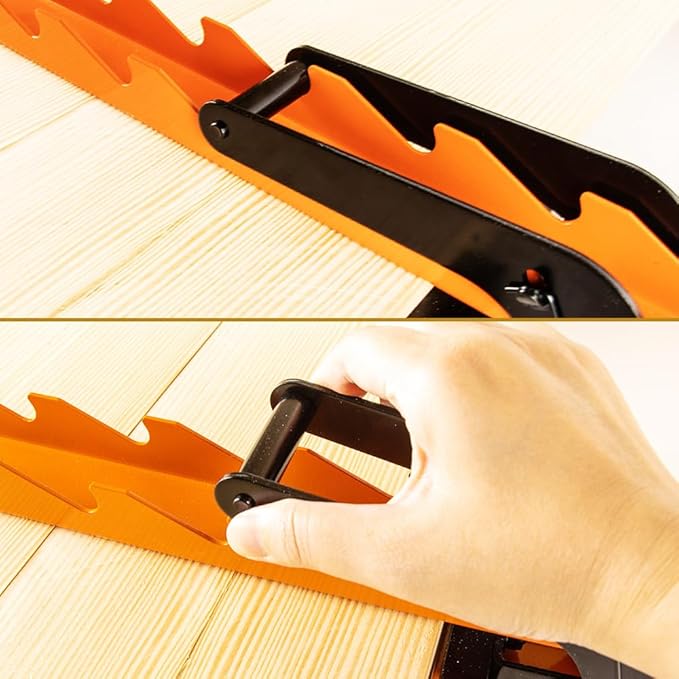 O'SKOOL Pressure Panel Clamps (2-Pack) - 4-Way Pressure Steel Clamps for Cutting Boards, Tabletops, and Cabinet Making - Ideal for Flush Joints & Precision Woodworking Projects, CAV013