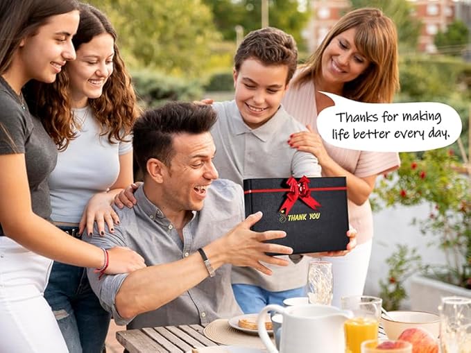 Multitools Gift Set ?쏷HANK YOU?? 14-in-1 Multi-tool Pliers & Pocket Knife Set with Keychain Tag, 3-Piece EDC Kit for Camping, Hiking - Premium Gift Box for Birthday, Christmas, Thanksgiving Day