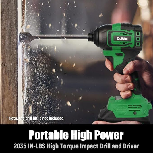 21V MAX Brushless Impact Driver Kit (2035 In-lbs) with 1/4" Hex Chuck, 4-Speed & 24 PCS Bits/Sockets - Heavy Duty for Repairs, Rusted Screws, Frozen Bolts | Makita Battery Compatible