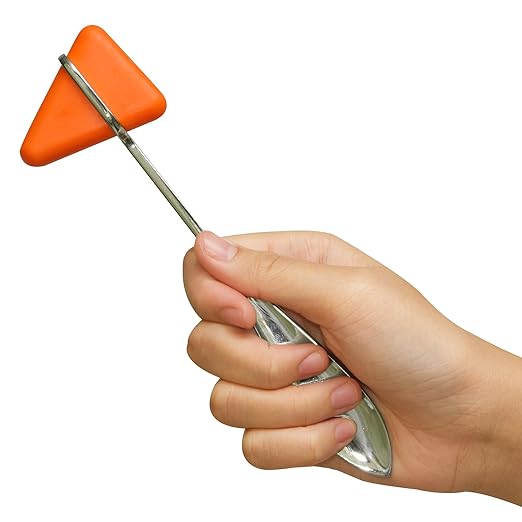 Neurological Reflex Hammers for Cutaneous and Superficial Responses, Neurologic Reflex Diagnosis and Testing (Orange Taylor Hammer)