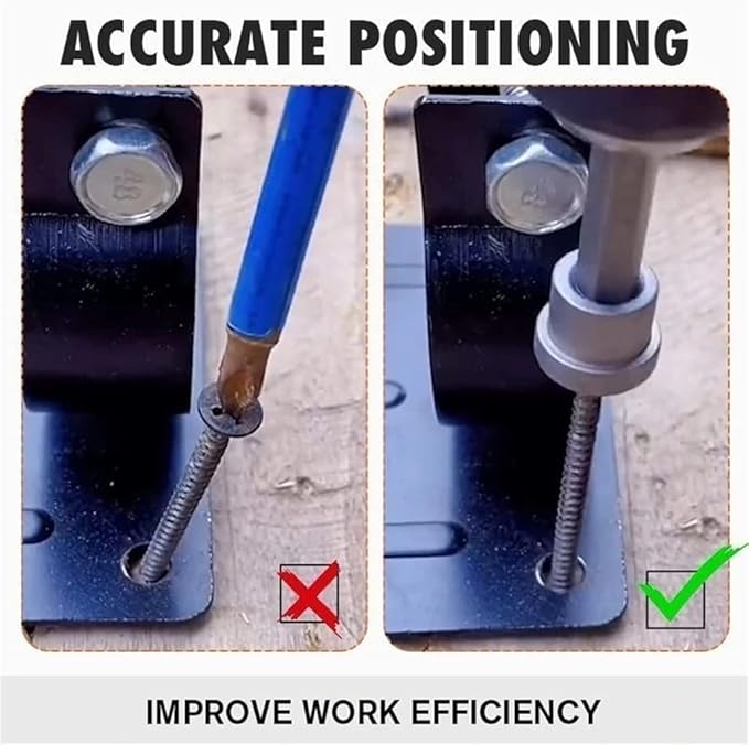 5pcs Set Magnetic Positioning Screwdriver Bits Drywall Screw Setter PH2 Bits for Plasterboard Screw Hex Shank Positioning Bit Batch Head (3pcs 50mm + 2pcs 25mm)