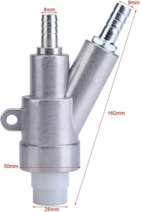 Sand Blaster Gun Kit,Sandblaster Sandblasting Gun for Sandblast Blast Cabinet with Boron Carbide Nozzle (8MM)