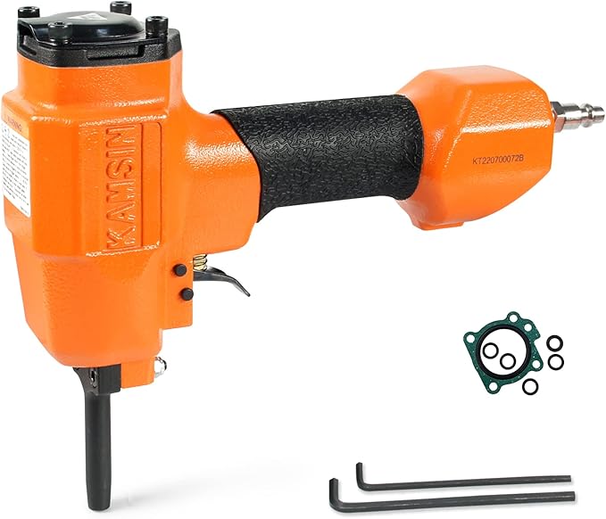 KT38 Pneumatic Nails Puller for Recycling Removing Nails shank diameter of 3-5 mm (0.118"-0.196") Air Punch Nailer Air Power Nail Remover Gun Nail Puncher Light Weight Denailer Gun