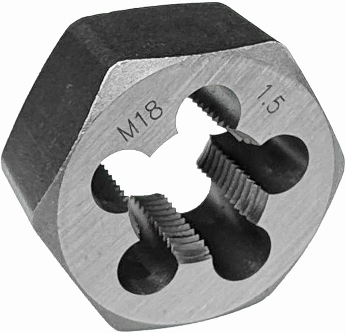 Yamesh M18 x 1 .5 Hex Die Rethreading Die Thread Die Carton Steel For Right Hand