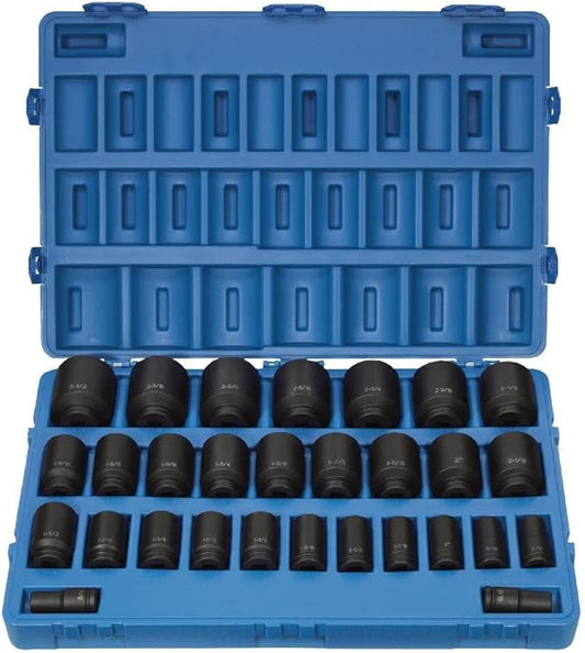 Grey Pneumatic (8029D) 3/4" Drive 29-Piece Deep Fractional Master Socket Set
