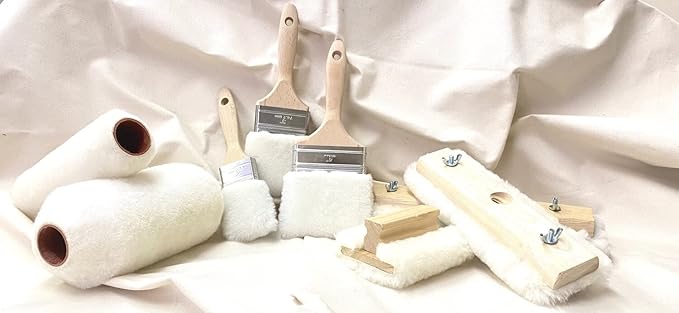 Tru-Lamb - 100% Natural Lambskin Professional Paint Roller (9 x 1-1/2" - 6 Pack)