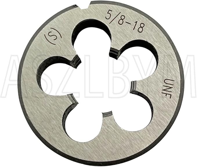5/8-18 Tap And Die Set, UNF Machine Thread Tap And Round Thread Die Right Hand HSS Taper