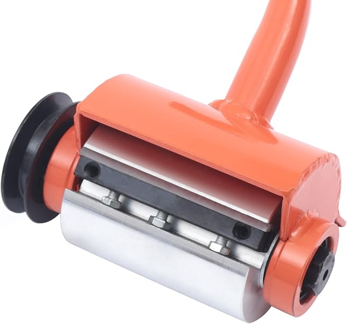 Log Peeler, Log Debarker Designed Chainsaw Attachment, Upgraded Aluminum Alloy Wood Debarking Tool with 4 Blades for Building Material Stores, Farms, Construction Works
