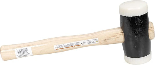 VAUGHAN Nylon Face Hammer, Chrome Plated Zinc Alloy Head, 4.5 Lbs, NT250, VN58418