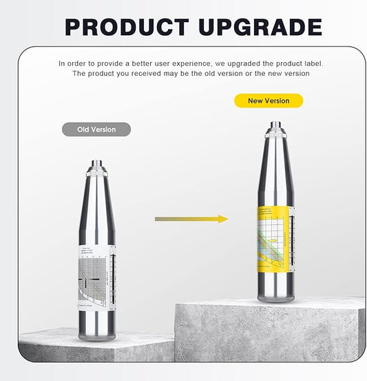 CGOLDENWALL Concrete Rebound Hammer Tester Resiliometer Test Meter Tool Within The Scope of 1450.38psi-8702.26psi (10-60Mpa) ZC3-A with English Label and Calibration Certificated (Old or New Panel)