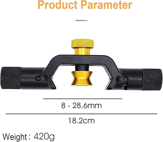 GROWORD 8-28.6MM Transverse Armoured Cable Stripper - Double Head FTTH Armored Fiber Cable Stripping Knife, Fiber Optic Slitter Tools - Coaxial Mid Span Round Cable Stripper