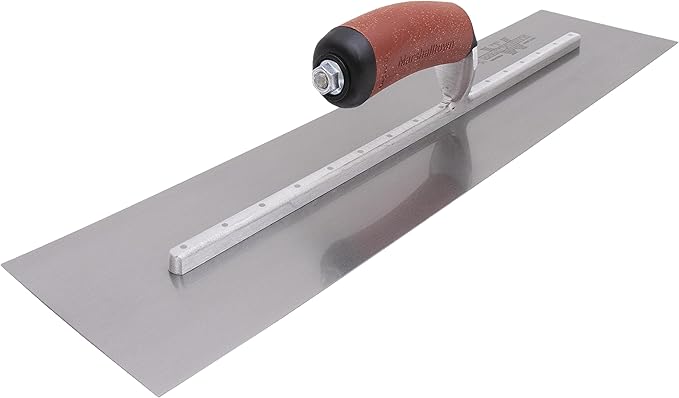 MARSHALLTOWN High Carbon Steel Finishing Trowel, 4.75 x 18 Inch Concrete, Masonry and Drywall Finishing Tool, Made in the USA, MXS77DC