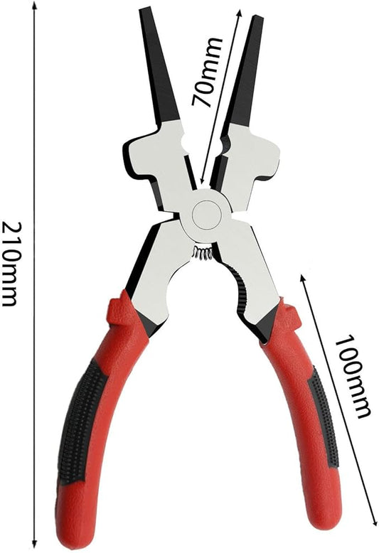 8" MIG Welding Pliers with Insulated Handle - Multifunction Carbon Steel Pliers for Welding and Wire Cutting