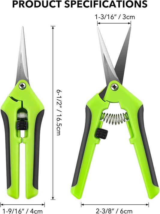 BAOFALI Ergonomic Spring-Action Scissors,Spring-Loaded Craft Shears with Stainless Steel Blades,for Cutting Intricate Details and Tight Patterns for People with Arthritis or Limited Hand Strength