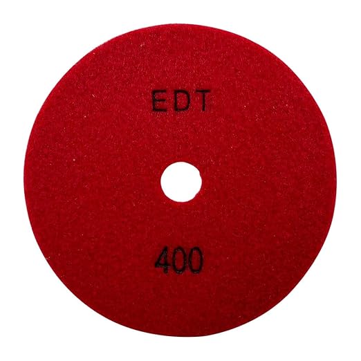 7" High Performance Dry Stone/Concrete Polishing Pads, 1.5mm Segment Height, Honeycomb Style, 400 Grit
