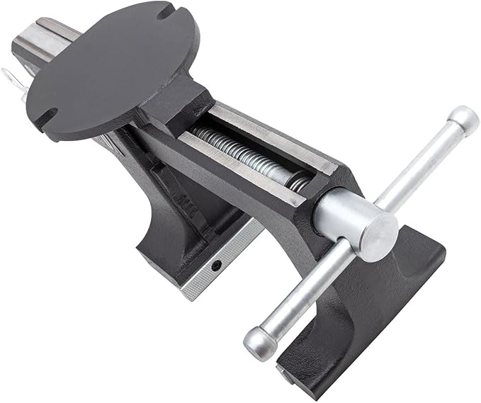 Yost Vise RHV-6 6-Inch Truck Trailer Receiver Vise | Heavy Duty Portable Work Vise | 5.9" Jaw Width, 5.81" Max Jaw Opening, 4.96" Throat | Fits Standard 2" Hitch with Hitch Pin Included