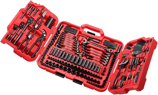 STARWORK TRUE MECHANIC??313-Piece Mechanics Tool Set and Socket Set, Professional SAE/Metric