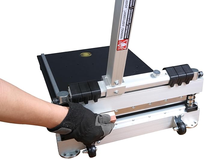 Heavy Duty 13" Professional Laminate Floor Cutter, Vinyl Floor Cutter, Multi-layer Flooring, Parquet, Fiber Cement Wall Panels, Rubber Concave Base, LVT, VCT, SPC, PVC, LVP, WPC, Vinyl Plank