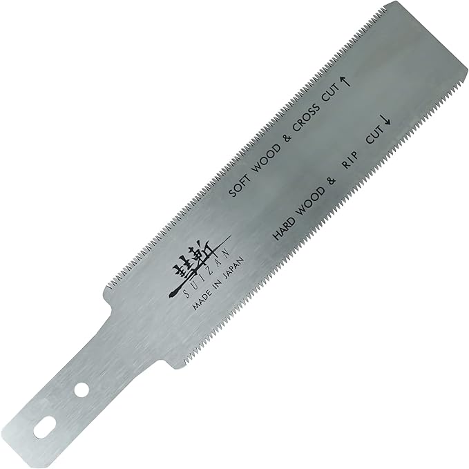 SUIZAN Replacement Blade for Ryoba Double Edge Saw 6"