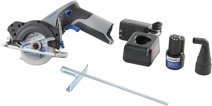 Dremel Blueprint 12V Brushless Compact Circular Saw with Integrated Laser Guide, Lithium-Ion Battery and Charger (CS12V-S1)