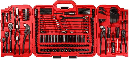STARWORK TRUE MECHANIC 312-Piece Mechanics Tool Set and Socket Set, Professional?륯liers Wrench ??SAE/Metric