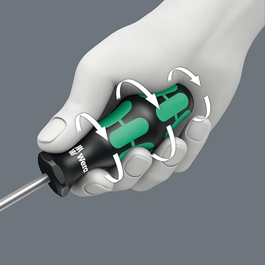 Wera 05008725001 Kraftform Plus 350 PH Phillips Screwdriver, Lasertip, PH 2 Head, 8" Blade Length