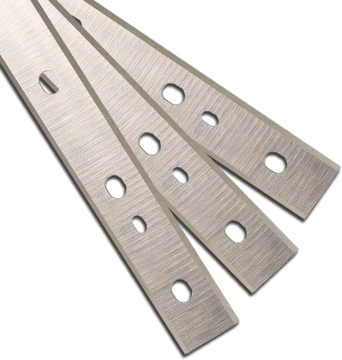 HSS Planer Blades Knives for DeWalt DW735 7352 735X Thickness Planers with 13 Inch Replacement Heat Treated Double edge 1 Set (3 pcs)