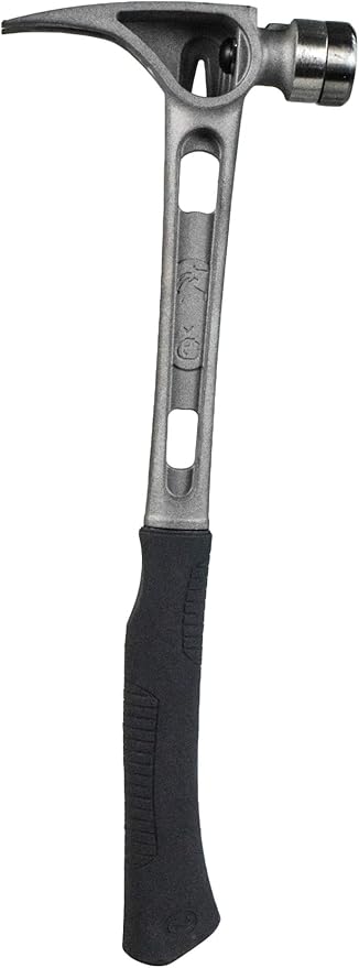 Stiletto TB3SC 15 oz TiBone III Titanium Hammer with Smooth Face Curved Handle