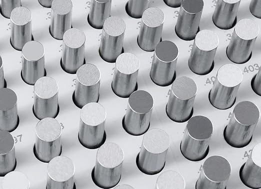 Accusize Industrial Tools 0.251''-0.500'', 250 Pc/Set Steel Plug Pin Gage Set, Minus, Class Zz, M2(-)