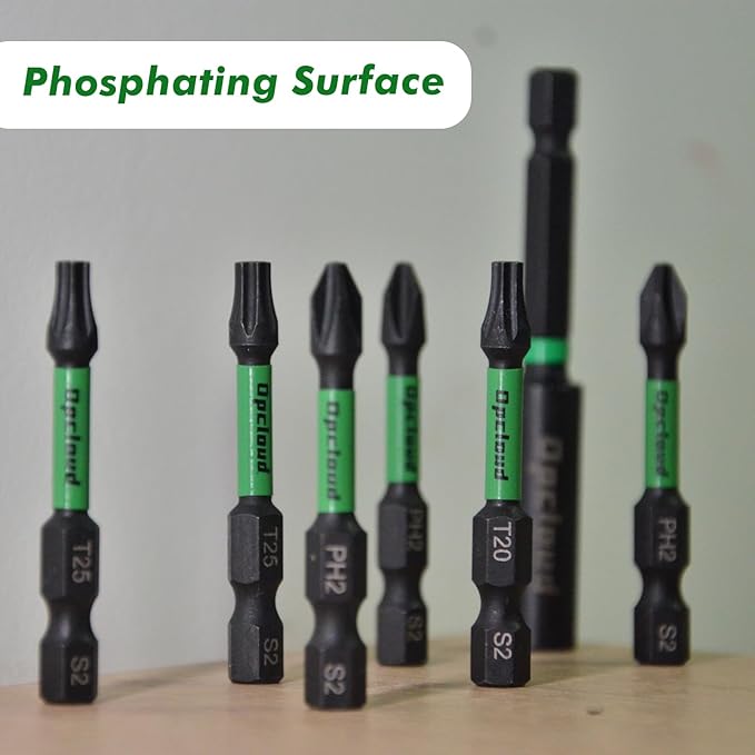Impact Screwdriver Bit Set, 26 Pieces 2??PH2/T25/T20 Magnetic Tips Driver S2 Steel Power Bit Set with Extension Impact Bit Holder