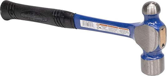 VAUGHAN Ball Pein Hammer, 24 oz, Steel handle, American high carbon steel, R224, VN16471