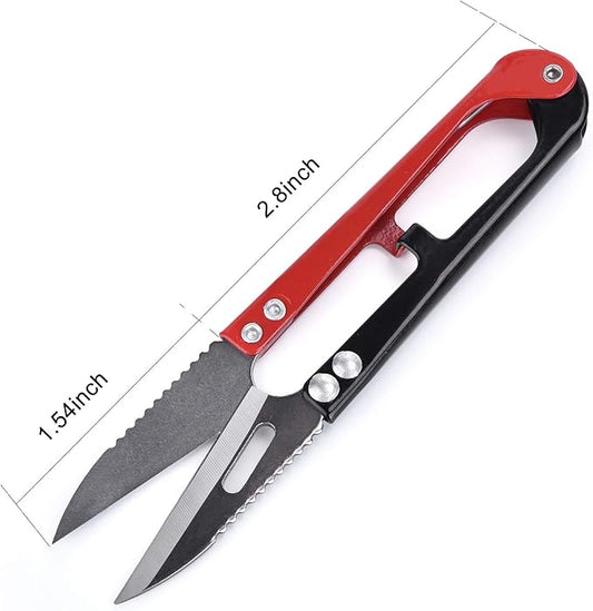 ESHATO 12 Pack Yarn Thread Craft Scissors Cutters for Sewing, 4.3 Inch Mini Small Snips Trimming Nipper for Office Home School Stitch DIY Supplies