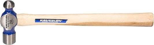 VAUGHAN Ball Pein Hammer, 20 oz, Hickory handle, American high carbon steel, TC120, VN15630