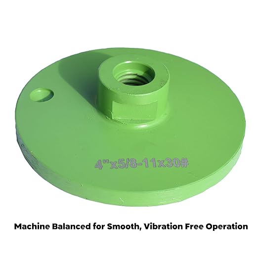 4 in.x 5/8-11 in. Smooth Grinding Resin Filled Diamond Cup Wheel for Angle Grinder, Resin Filled Diamond Grinding Wheel for Granite Marble Engineered Stone