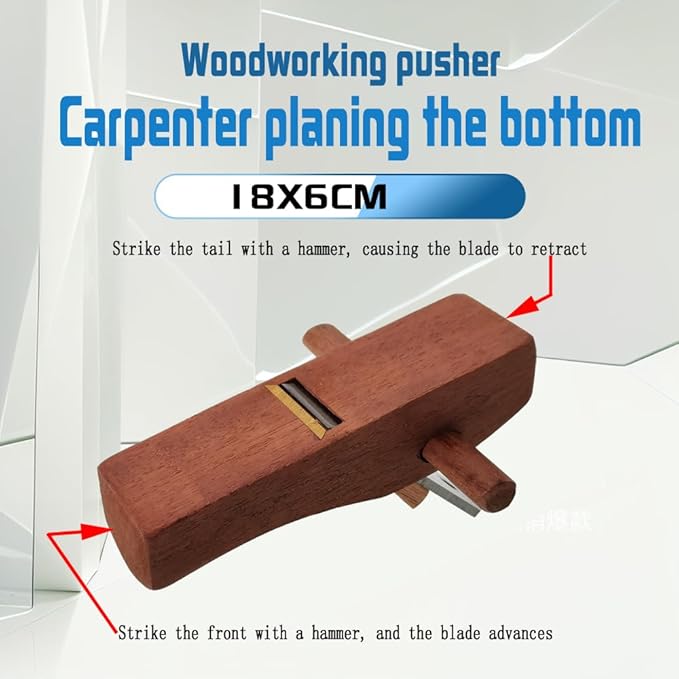 Woodworking Planer, Woodworking Tools, Woodworking Planer, Hand Planer, Hand Planer, Carpenter Tool Set, DIY Pusher (180mm model)