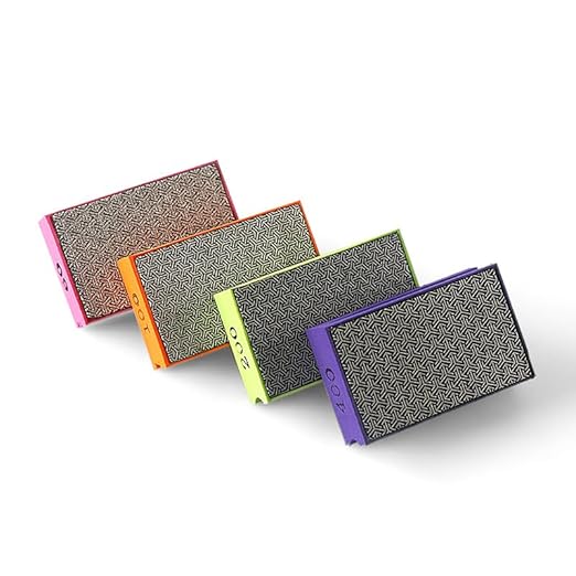LOZLIN 4PCS Diamond Hand Polishing Pads 95x55mm Tile Glass Abrasive Grinding Block Pad Stone Marble Ceramic Abrasive Sanding Disc