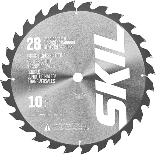 SKIL 10" 28T Saw Blade for SKIL Model TS6307-00/ MS6305-00-75128M