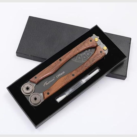 Folding Hand Saw 7.5 Inch Folding Japanese Pull 11/15TPI Double-Edged Hand Saw with SK5 Flexible Blade WoodSaw for Woodworking Camping DIY Small Projects