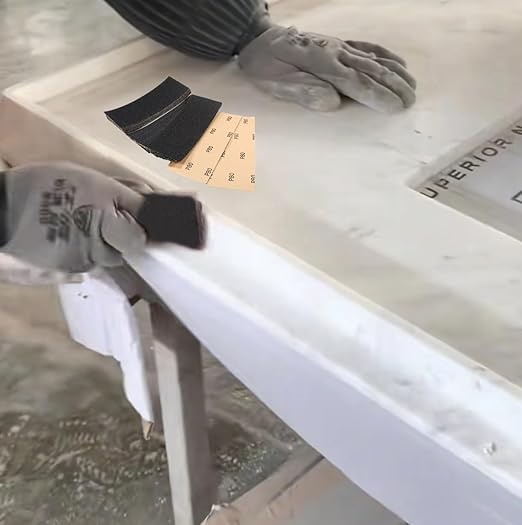 30Pcs 9 x 3.6 Inchs 80 Grit Wet and Dry Handmade Universal Sanding Sheets, Suitable for Woodworking Furniture/Automobiles/Metal/Lacquer Polishing Sandpaper