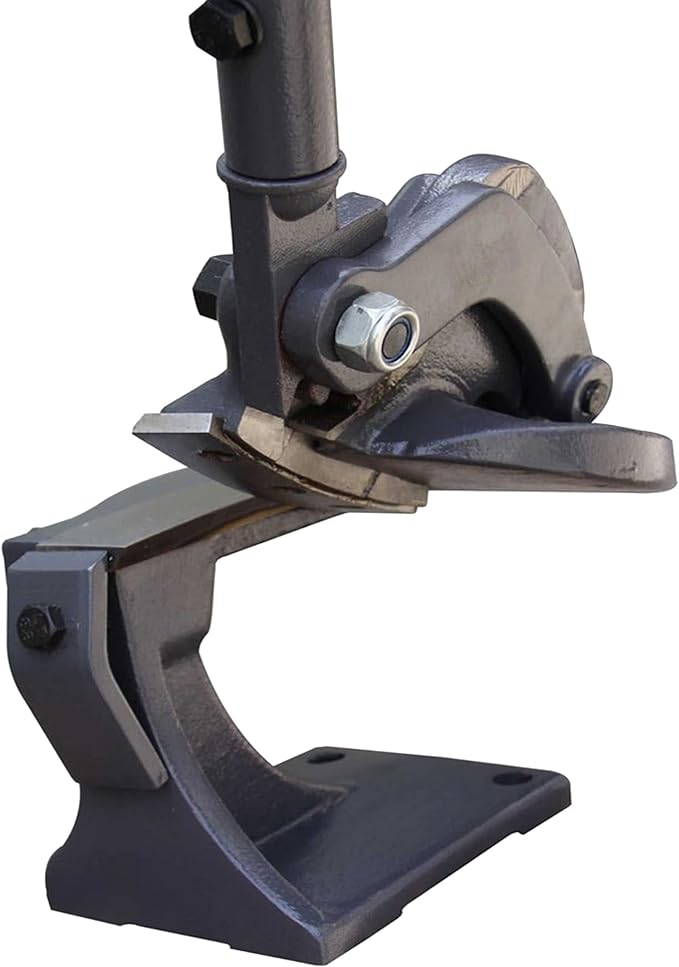 KAKA INDUSTRIAL Throatless Sheet Metal Shear, 0.079 inch 20-Gauge (0.036 Inch) for Steel,sheet metal cutterAluminum, and Stainless Steel MMS-4