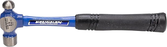 VAUGHAN Ball Pein Hammer, 12 oz, Fiberglass handle, American high carbon steel, FS2012, VN16210