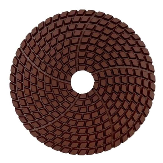 4" High Performance Wet Stone Polishing Pads, 400 Grit - for Granite, Marble, Quartz, Engineered Stone