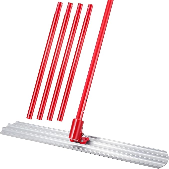 TrailBlaze Bull Float Magnesium Concrete Float, 46"x8" Heavy-Duty Cement Smoothing Tool With Adjustable Handle Bracket, Aluminum Magnesium Alloy Concrete Float, Screeding and Finishing Tool Kit