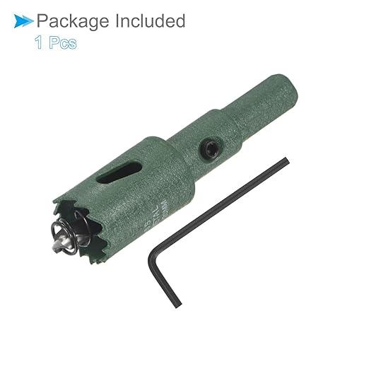 Bi-Metal Hole Saw, 20mm 22/25 Inch Dia Hole Saw, High Speed Steel Cutter - (Applications: for Wood Brass Zinc), 1-Pieces
