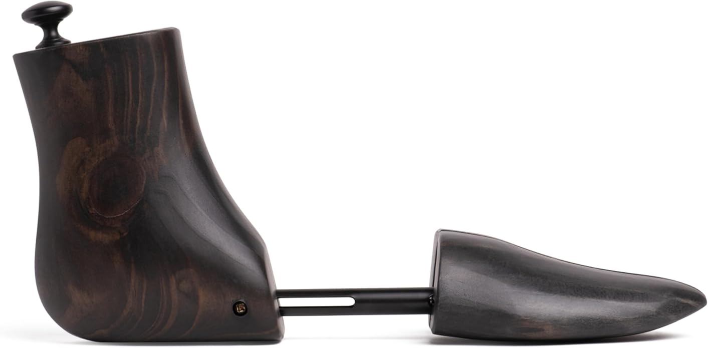 Cobbler's Choice Co. Finest Quality Men?셲 Boot Tree ??Varnished Natural Wood, Timeless Design, Signature Finish, Black
