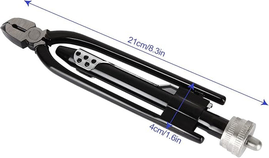 STARVAST 6-Inch Safety Wire Pliers - Aviation Wire Twisting Tool, Black