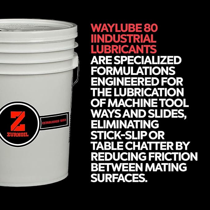 Waylube 80-NE Premium ISO 68 Slideway Lubricant, 5 Gallons