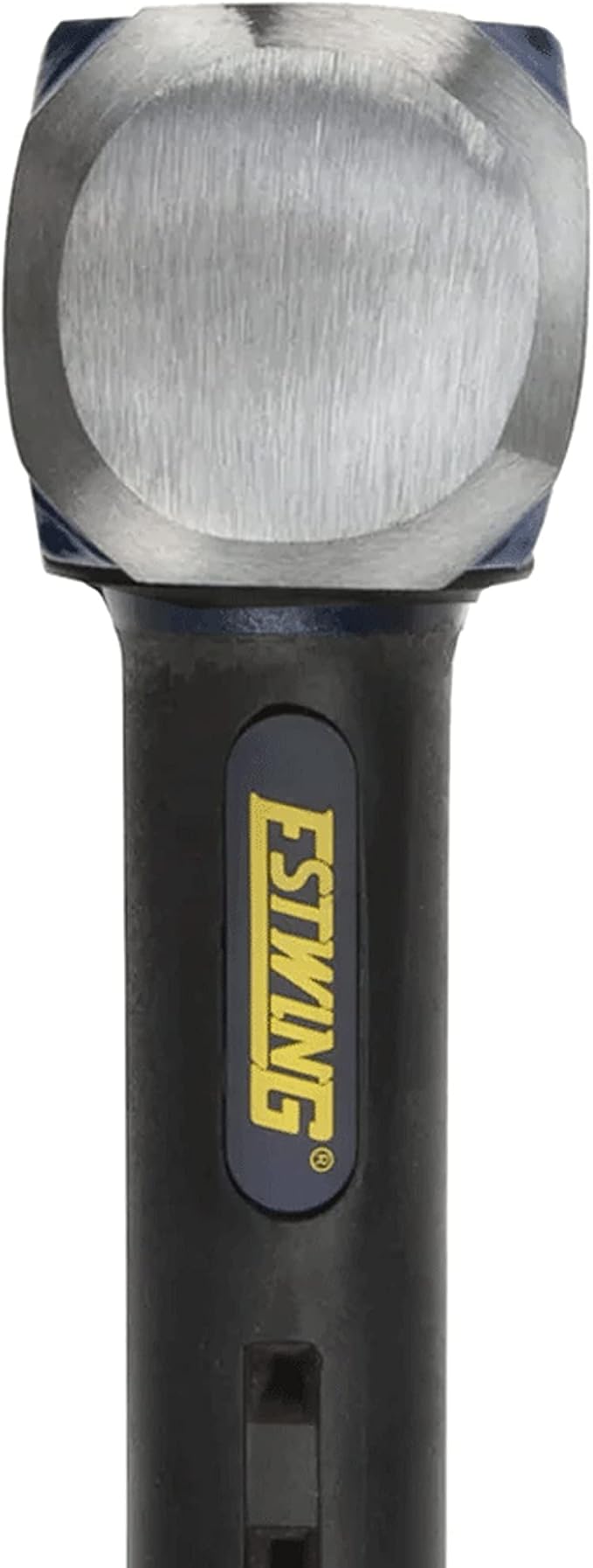 Estwing 2.5-Pound Hard Face Sledge Hammer - 12-Inch Indestructible Handle, Locked Steel Head, Vulcanized Rubber Grip for Demolition & Stake Driving