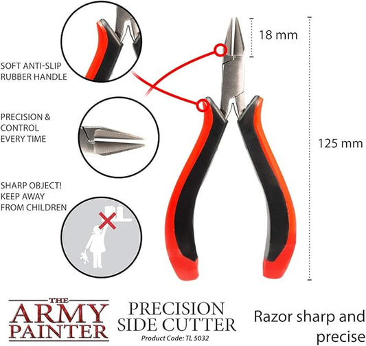 The Army Painter | Precision Side Cutters | Cutters for Plastic, Resin and Metal Figurines - Stainless Steel Precision Tool for Assembling Wargames Table Figures