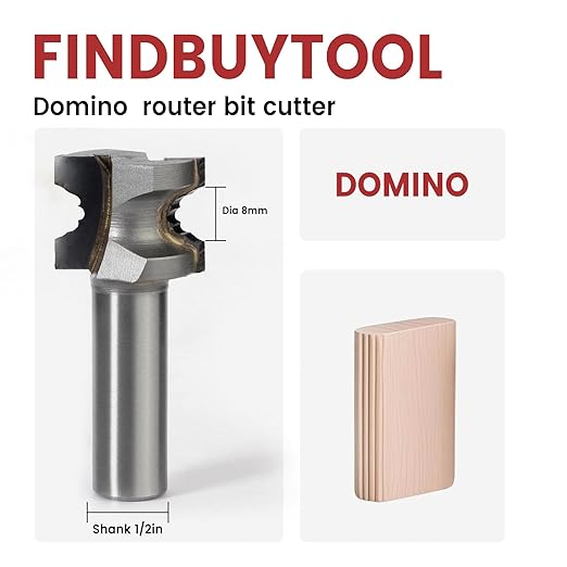 FINDBUYTOOL Domino Router Bit for Festool (D8)